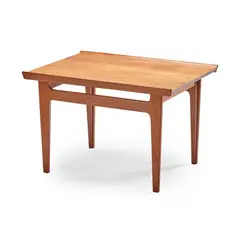 Side Table, circa 1950s by Finn Juhl, teak, 'France and Son' label, 'FRANCE AND SON / DENMARK / 36060', sold Apr 2022
