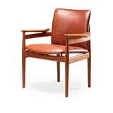 Finn Juhl, Chair, designed 1959, 1959, teak and vinyl seat