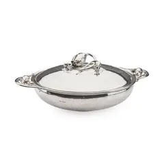 'Blossom' Tureen, conceived 1905 by Georg Jensen, 1905, silver, sold Apr 2022