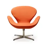 Arne Jacobsen, 'Swan' Chair, designed 1957-58, 1957, aluminium and wool upholstery