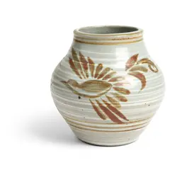 Vase by Charles Vyse, stoneware, sold Apr 2022