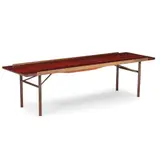 BO-101 Bench / Coffee Table, designed circa 1953 by Finn Juhl, 1953, rosewood, sold Apr 2022