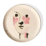 Jean Cocteau, 'Face' Plate, ceramic