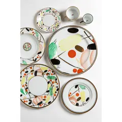 Alberto Pinto, 'Renouveau Russe' 12 Piece Dinner Set, porcelain