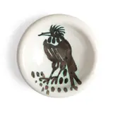 Oiseau à la huppe Bowl (A.R. 173) by Pablo Picasso, white earthenware; ceramic, Madoura edition, sold Apr 2022