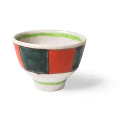 Footed Bowl by Guido Gambone, stoneware, sold Apr 2022
