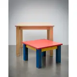 Peter Blake, Two 'Simple' Tables, comprising a dining table and low table, Finnish birch plywood