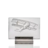 AVION BI-PLAN PLAQUETTE, R by René Lalique, sold Apr 2022