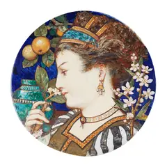 William Stephen Coleman, PLAQUE, CIRCA 1870, 1870