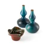 Christopher Dresser, PAIR OF VASES, CIRCA 1880, 1880, glazed earthenware