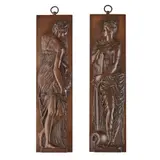Ferdinand Barbedienne, PAIR OF WALL PLAQUES, CIRCA 1870
