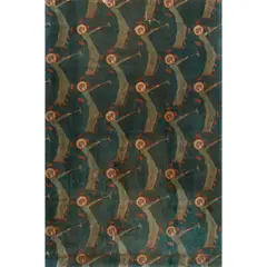 Herbert Horne, 'PRAISE OF THE SOUL', RARE FABRIC PANEL, CIRCA 1884, 1884