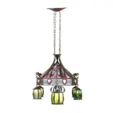 Harold Stabler, RARE ARTS & CRAFTS CENTRE LIGHT, CIRCA 1904, 1904, patinated copper