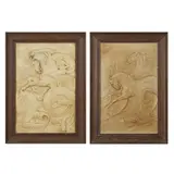 Olive Cambridge Harbutt, PAIR OF RELIEF PANELS, DATED 1913, 1913