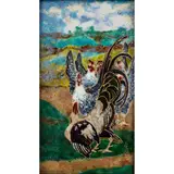 Frederick Shields, ENAMEL PLAQUE, CIRCA 1900, 1900, enamel on copper