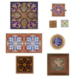 Augustus Welby Northmore Pugin, EIGHT TILES, CIRCA 1860