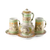 Henry Stacy Marks, BEER SET, CIRCA 1880, 1880, glazed earthenware