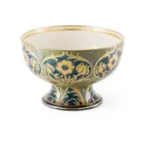 William Moorcroft, ‘FLORIAN WARE GREEN & GOLD' FOOTED BOWL, CIRCA 1900