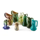 Blanche Georgiana Vulliamy, GROUP OF WARES, CIRCA 1900, 1900, glazed ceramic