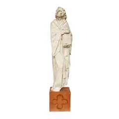 Joseph Hayes, FIGURE OF SAINT JOHN, CIRCA 1907, 1907, later mounted on a carved oak plinth
