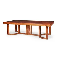 R.D. Russell, TABLE, DATED 1930, 1930, rosewood and English walnut