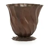 Josef Hoffmann, SECESSIONIST VASE, EARLY 20TH CENTURY, patinated copper