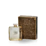 OEILETTE SCENT BOTTLE, D’HÉRAUD – 13, DESIGNED 1922 by René Lalique, 1922, frosted and grey stained glass, sold Apr 2022