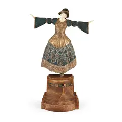 Demetre H. Chiparus, 'THE NIMBLE DANCER': ART DECO FIGURE, CIRCA 1925, 1925, patinated and cold painted bronze