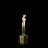 Samuel Lipchytz, FIGURE OF A WOMAN, CIRCA 1920, 1920, cold-painted bronze