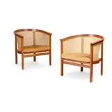 Rud Thygesen, PAIR OF 'KONGASERIE' ARMCHAIRS, CIRCA 1980, 1980, teak