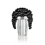 BOUCHON CASSIS SCENT BOTTLE, NO. 494 by René Lalique, and black enamelled, sold Feb 2022
