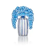 BOUCHON CASSIS SCENT BOTTLE, NO. 494 by René Lalique, and blue enamelled, sold Feb 2022