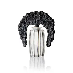 René Lalique, BOUCHON MÛRES SCENT BOTTLE, NO. 495, and black enamelled