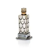 PARFUM A, C, J, OR N SCENT BOTTLE, LUCIEN LELONG – 1 by René Lalique, frosted and black enamelled, sold Feb 2022