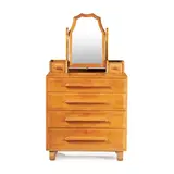 Anthony Minoprio, DRESSING CHEST & MIRROR, CIRCA 1935, 1935, walnut