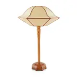 Hugh Birkett, TABLE LAMP, CIRCA 1950, 1950, walnut and yew
