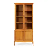 Edward Barnsley, BOW-FRONT DISPLAY CABINET, CIRCA 1972