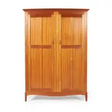 Edward Barnsley, PAIR OF BOW-FRONT WARDROBES, CIRCA 1980