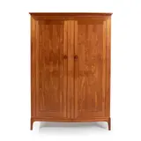 Edward Barnsley, BOW-FRONT WARDROBE, CIRCA 1950