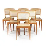 Edward Barnsley, SET OF SIX DINING CHAIRS, CIRCA 1970