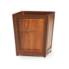 Edward Barnsley, WASTE PAPER BOX, CIRCA 1983, 1983, inlaid with sycamore and ebony