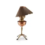 William Arthur Smith Benson, ARTS & CRAFTS TABLE LAMP NO. X427, CIRCA 1900, 1900, brass and copper
