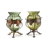 William Arthur Smith Benson, TWO ARTS & CRAFTS VASES, 1880S