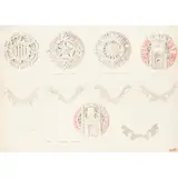 Augustus Welby Northmore Pugin, 'BOSSES OF SANCTUARY DRAWING', 1837