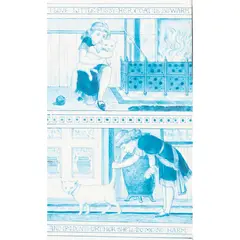 Henry Ryland, TILE, CIRCA 1870, 1870, painted and glazed earthenware