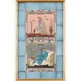 Walter Crane, FOUR 'TIMES OF DAY & SEASONS' TILE PANELS, CIRCA 1878, 1878, printed and painted ceramic