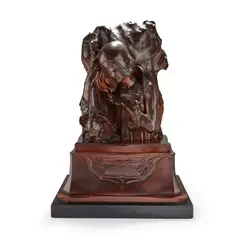 Frederick Rogers, TRÄUMEREI, 1897, 1897, carved mahogany