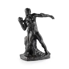 Reginald Fairfax Wells, PUTTING THE SHOT, CIRCA 1910, 1910, patinated bronze