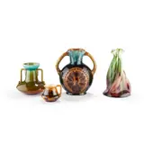 Christopher Dresser, FOUR VESSELS, CIRCA 1870