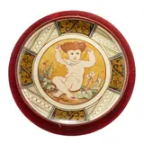William Stephen Coleman, WALL PLATE, CIRCA 1870, 1870, painted earthenware